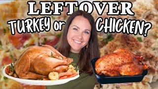 Transforming THANKSGIVING LEFTOVERS into Delicious Meals! | Turkey Recipes