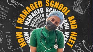How I Balanced School & NEET⁉️| My Journey| Radhika Deeju