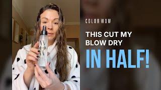 12-Minute Blow Dry Hack: Amber's Tutorial With Color Wow Speed Dry Spray