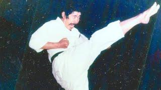 Karate kicking drills. Sadashige Kato