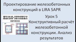 Железобетонный ригель в Lira Sapr Урок 5 Задание материалов