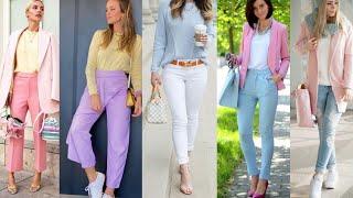 MODA FASHION, TRENDING 2023, HERMOSOS OUTFITS Y LOOKS COLOR PASTEL, MODERNOS, CASUALES