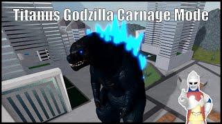 Roblox Kaiju Universe: Titanus Godzilla Carnage Mode