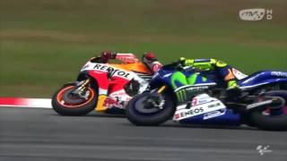 Tutte le scorrettezze di Marquez su Rossi a Sepang 2015