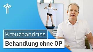 Kreuzbandriss OP - Pro & Contra: So kann der Kreuzbandriss ohne OP behandelt werden