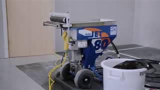 Baumit SX Airless spray plaster application demo