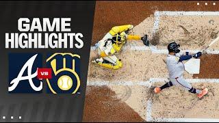 Braves vs. Brewers Game Highlights (7/30/24)