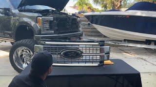 L.E.D F250 Grille Light installation Video