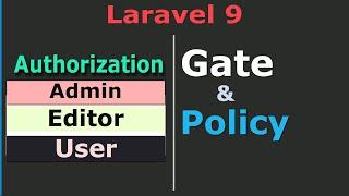 Laravel 9 Authorization - Gate  & Policy From Scratch With Implementation