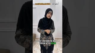 There is nothing go with a person after Death || (Sahih Bukhari - 6514) #vlogs #islamicvideo #shorts