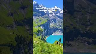 THE MOST BEAUTIFUL HIKE IN SWITZERLAND #mountainhiking #swissalps #hiking #travel #shorts