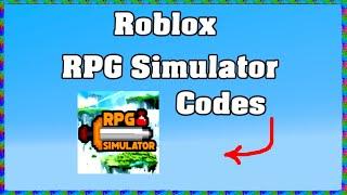 Roblox RPG Simulator Codes ! 