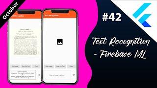 Flutter Tutorial - Text Recognition - Firebase ML