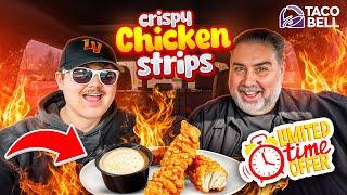 Taco Bell TESTS Crispy Chicken Strips In Michigan And We Tried Them!