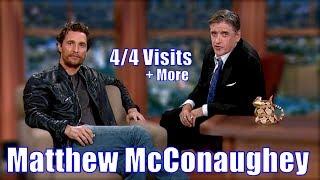 Matthew McConaughey - Recreating With Craig Ferguson - 4/4 Visits In CONTEXT & CHRONOLOGICAL Order