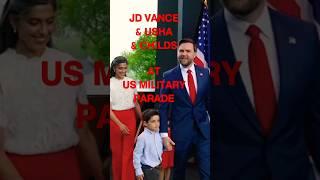 JD Vance & Usha Arrive to US Military Parade in DC #jdvance #vance #usha #ushavance #vicepresident