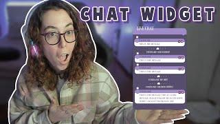 [QuickTut] SETUP CHAT WIDGET W/STREAMELEMENTS | StormeGraphics