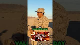 He got deployed on Valentine’s Day 