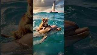 Brave Cat Swims Across Ocean!  Missing Friend Found on Cruise Ship - Emotional Animal Rescue Story