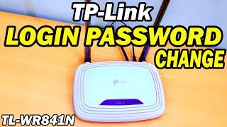 Administrative/Admin/Login Password Change on Tp-Link Router