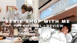 AERIE SHOP WITH ME + TRY ON HAUL