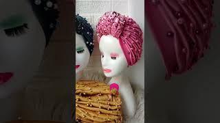 OREKE Handbeaded Turban... Luxury 