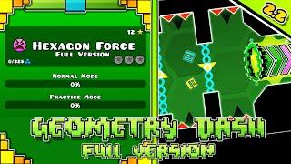 Hexagon Force Full Version (All Secret Coins) | Geometry Dash Full Version   | By Partition
