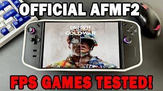 Legion Go: Official AFMF2 Test with FPS Games!