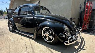 56 Oval Window VW Beetle / ON FIRE!!!