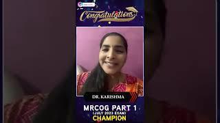 Congratulations to our MRCOG Part 1 July 2023 exam champions | Dr Karishma | StudyMEDIC | StudyMRCOG