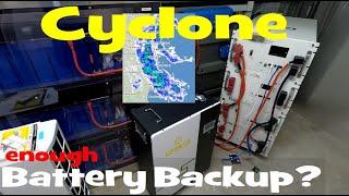 Truly Off-Grid thanks to Cyclone Alfred! Did we have enough battery backup?