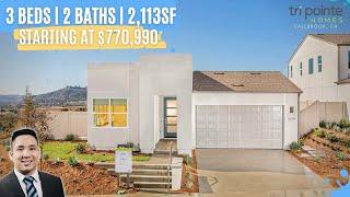 San Diego New Builds | Tri Pointe Homes Avo Plan 1 | Single Story Model Tour 2022 | Fallbrook, CA