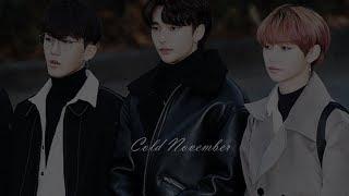 Hyunjin x Changbin x Felix • холодный ноябрь