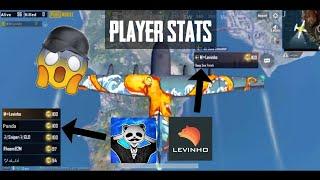 Levinho vs Panda Player Stats | Pubg Mobile | Who Has The Best Stats | Season 9