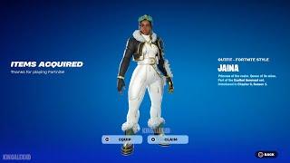 How To Get Jaina Skin NOW FREE In Fortnite (Unlocked LEGO Jaina Style)