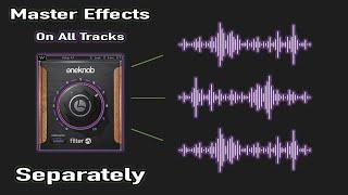 How To Export & Keep Master Effects On All Tracks Separately In | Fl Studio 2022