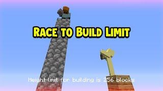 Minecraft but it's a Race To The Sky Limit