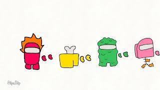 Among us/Dumb ways to die/Mxm Animators