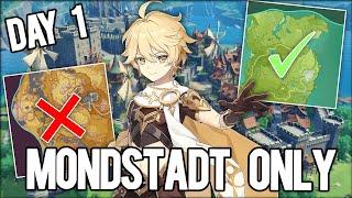 Starting Over From Day 1 | Genshin Impact Mondstadt Only