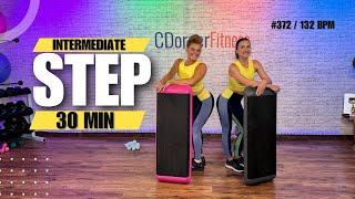 30 MInute INTERMEDIATE STEP - CARDIO STEPPER #372 - 132 BPM