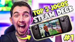 TOP 5 JOGOS para JOGAR PERFEITO NO STEAM DECK! #1