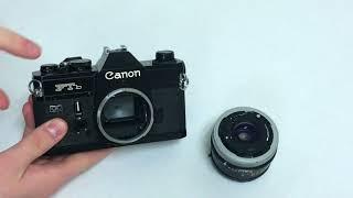 A detailed look on how to use a film camera (Canon Ftb)