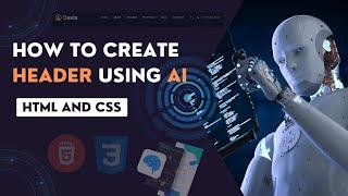 How to Create a Header Using AI - Web Design with AI Tool - HTML and CSS