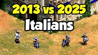 Italians - Through the Ages (2013 vs 2025)