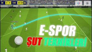 E-SPOR ŞUT ATMA TEKNİKLERİ  EFOOTBALL 2025 MOBİLE