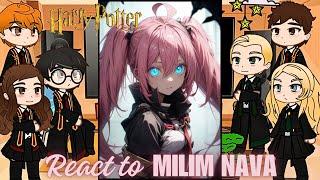 Harry Potter react to milim nava as new classmate | Rimuru | Gacha life | Slime