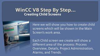 WinCC v8.0 Step By Step 8: Create Process Screens  Learn SCADA Programming #winccguru