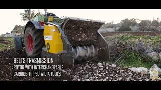 Agri World srl - stones crusher with tools FTCD