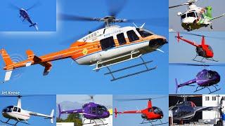 Helicopter Video - Bell 407, Robinson R44, Bell 505 Jet Ranger X, Robinson R22, Leonardo AW139, etc.