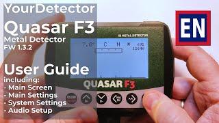 EN: YourDetector Quasar F3 metal detector. User guide